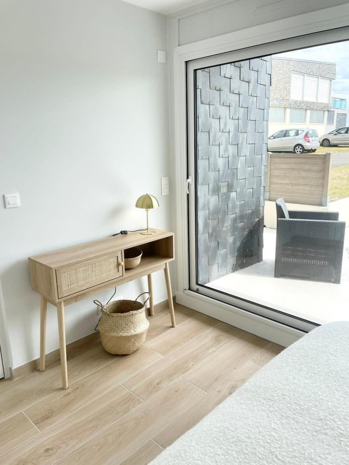 T3 Neuf Archi Cocooning Terrasse Face A La Mer Ploemeur Bagian luar foto